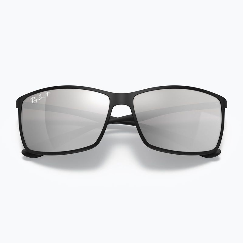 Okulary przeciwsłoneczne Ray-Ban RB4179 Liteforce matt black/silver polarized 3