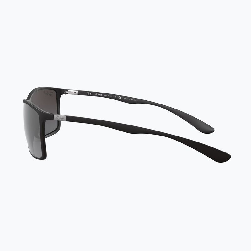 Okulary przeciwsłoneczne Ray-Ban RB4179 Liteforce matt black/silver polarized 7