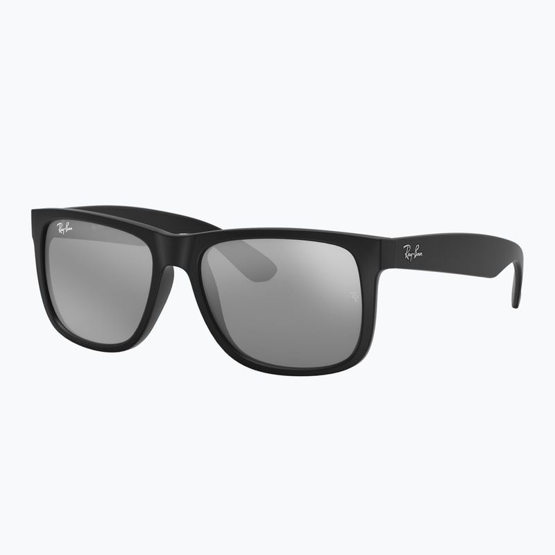 Okulary przeciwsłoneczne Ray-Ban Justin Classic matt black/silver grey mirror 4