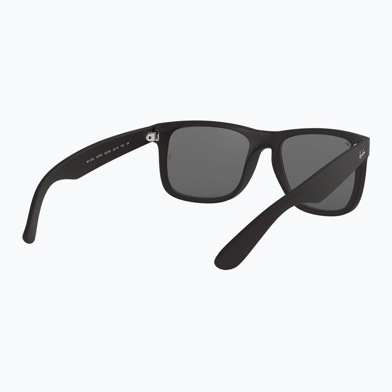 Okulary przeciwsłoneczne Ray-Ban Justin Classic matt black/silver grey mirror 6