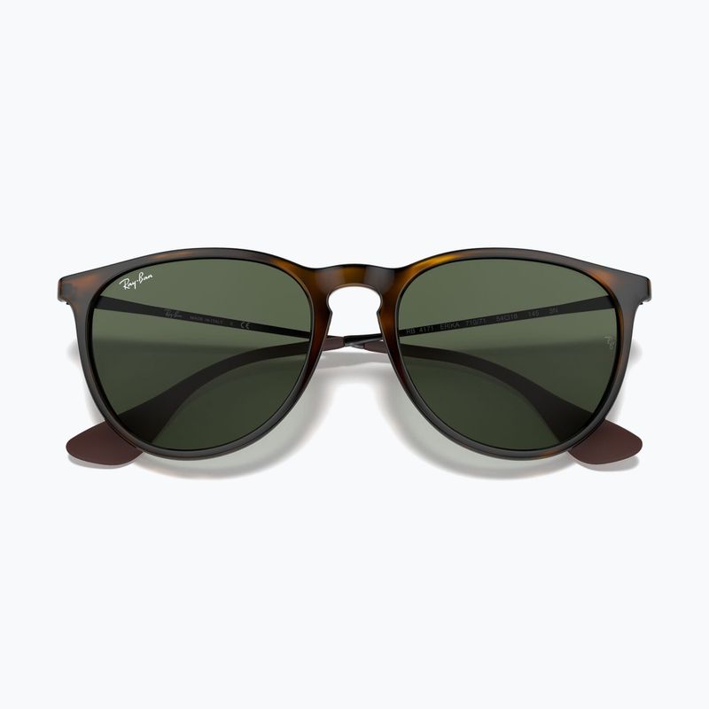 Okulary przeciwsłoneczne Ray-Ban Erika Classic light havana/green g-15 3