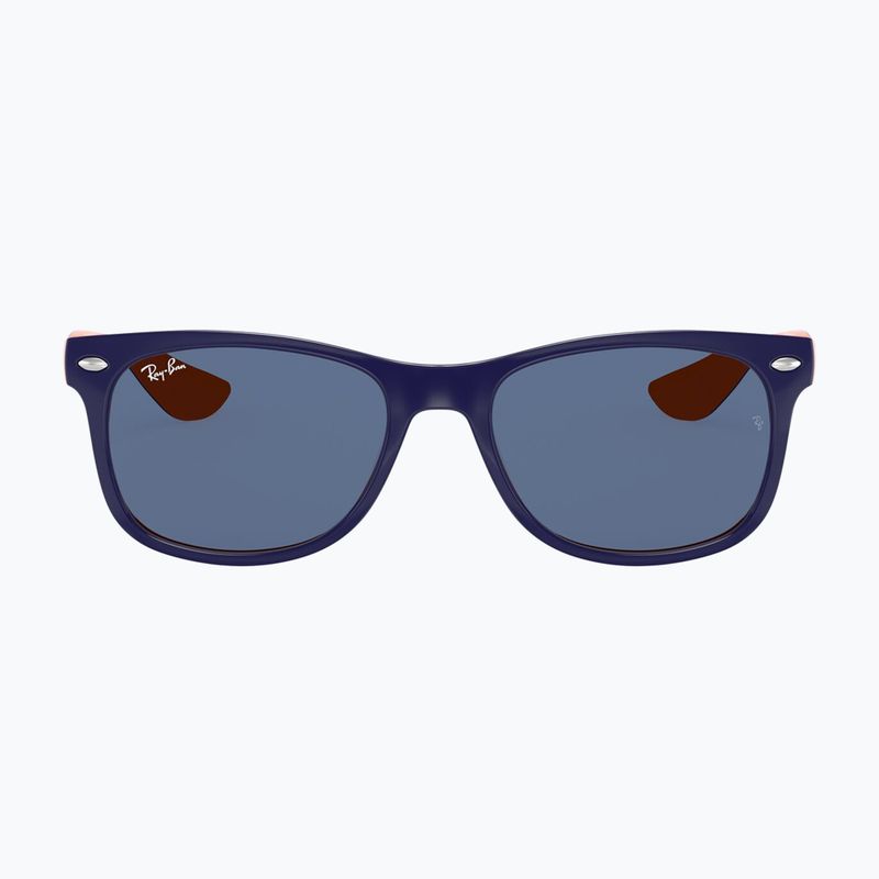 Okulary przeciwsłoneczne dziecięce Ray-Ban New Wayfarer matt black/blue 2