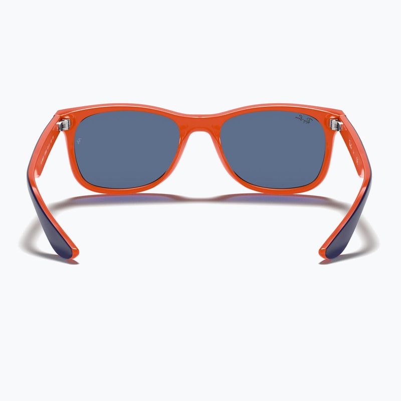 Okulary przeciwsłoneczne dziecięce Ray-Ban New Wayfarer matt black/blue 5