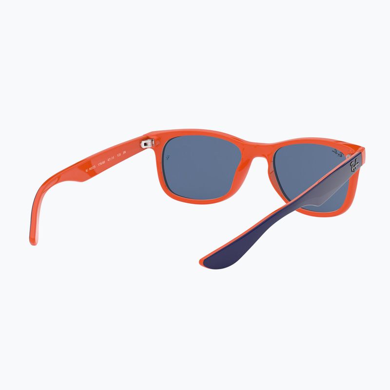 Okulary przeciwsłoneczne dziecięce Ray-Ban New Wayfarer matt black/blue 6
