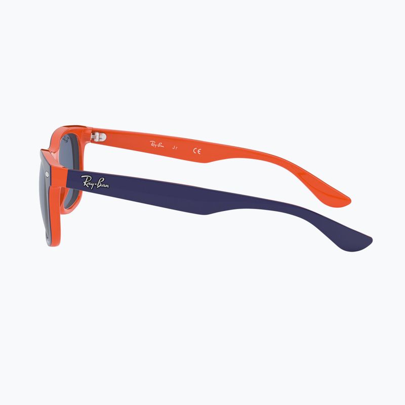 Okulary przeciwsłoneczne dziecięce Ray-Ban New Wayfarer matt black/blue 7