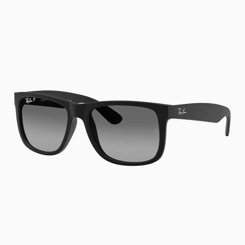 Okulary przeciwsłoneczne Ray-Ban Justin Classic matt black gum/dark grey 4