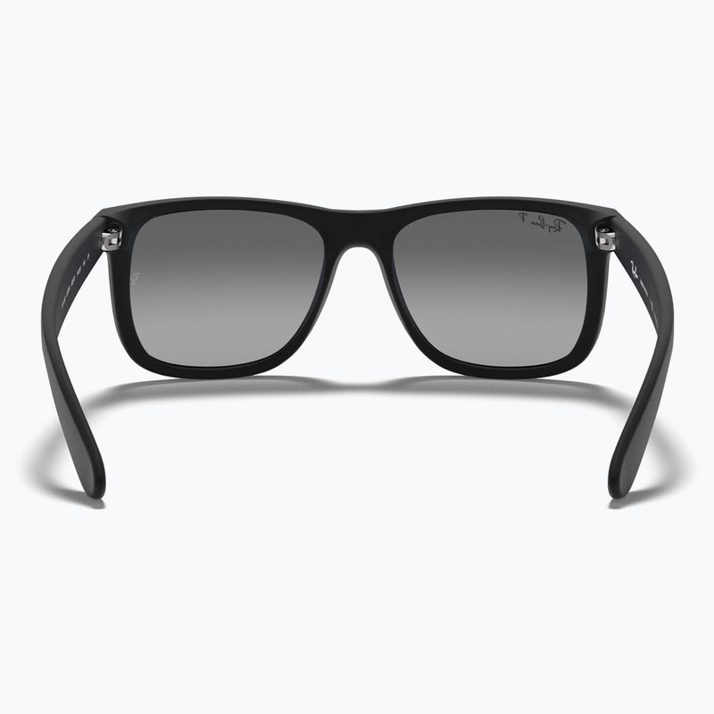 Okulary przeciwsłoneczne Ray-Ban Justin Classic matt black gum/dark grey 5