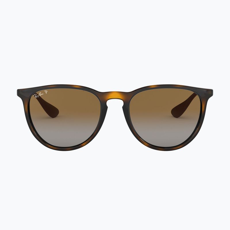 Okulary przeciwsłoneczne Ray-Ban Erika Classic light havana/brown polarized 2