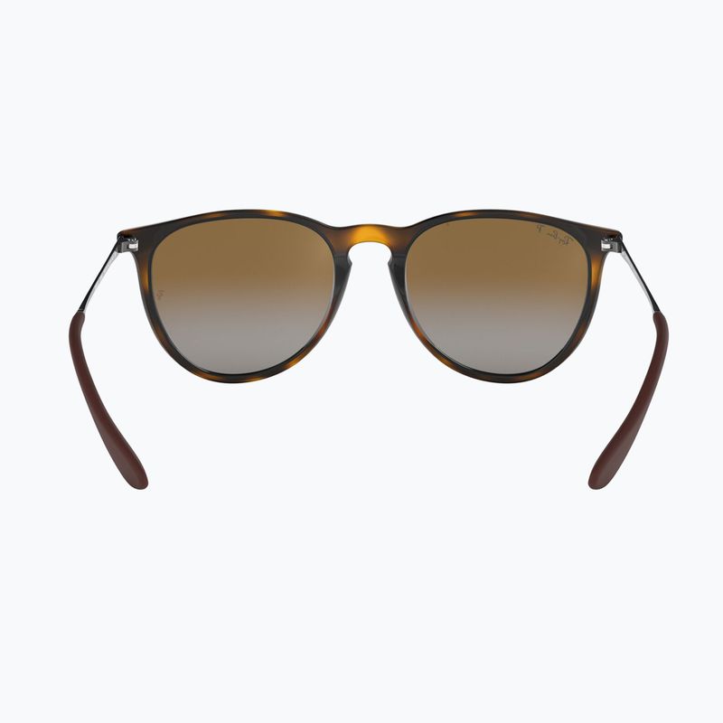 Okulary przeciwsłoneczne Ray-Ban Erika Classic light havana/brown polarized 5