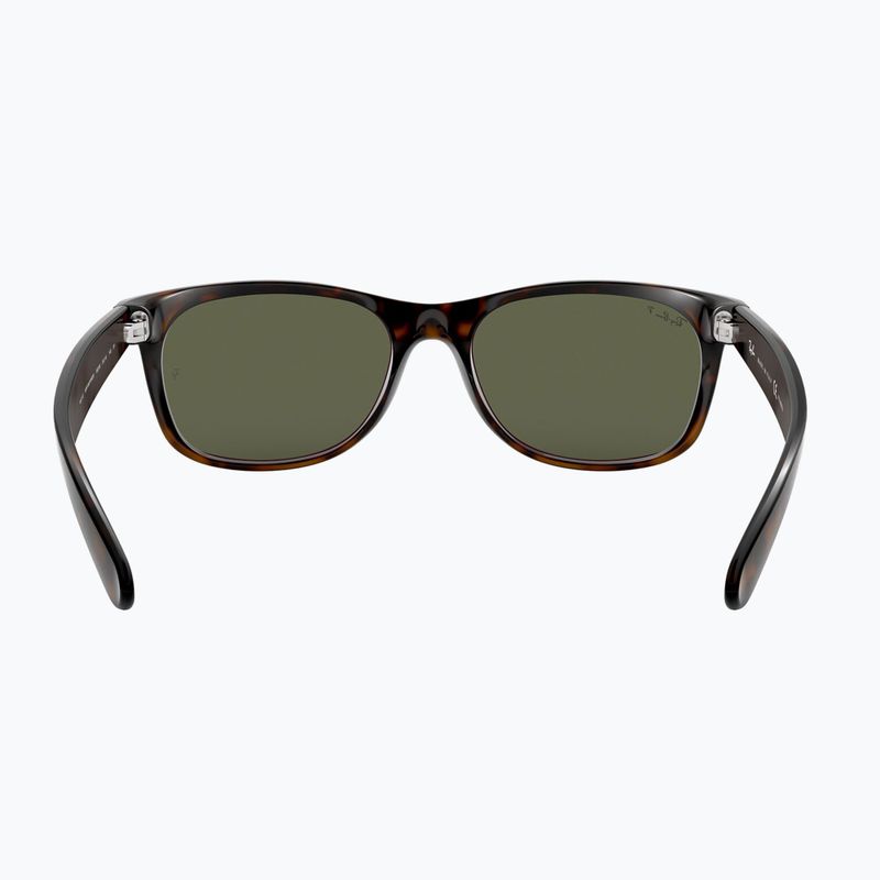 Okulary przeciwsłoneczne Ray-Ban New Wayfarer Classic tortoise/green g-15 polarized 5