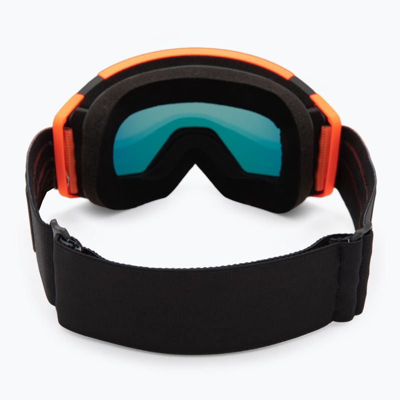Gogle narciarskie Neon Ice black/orange/mirror red/amber 4