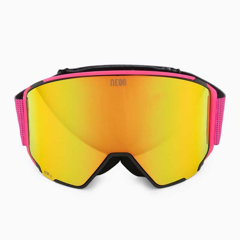 Gogle narciarskie Neon Ice black/pink/mirror red/amber 3