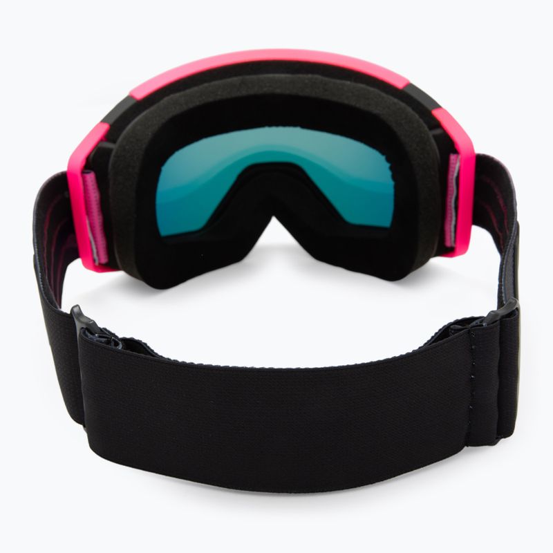 Gogle narciarskie Neon Ice black/pink/mirror red/amber 4
