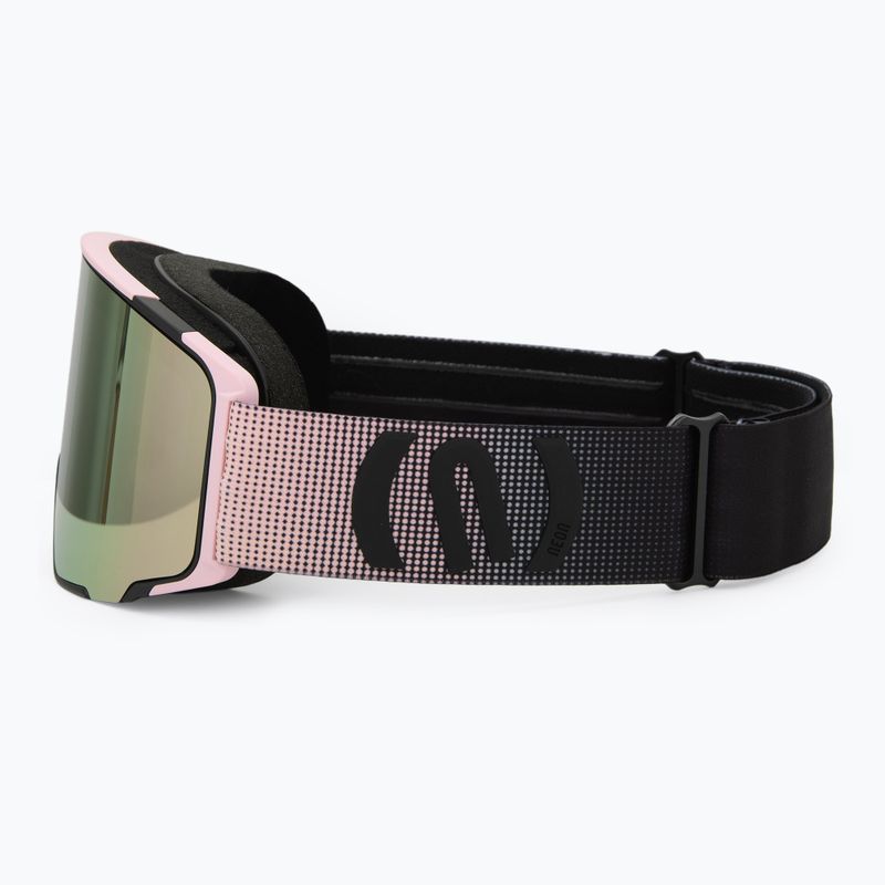 Gogle narciarskie Neon Ice black/light pink/mirror light pink/amber 5