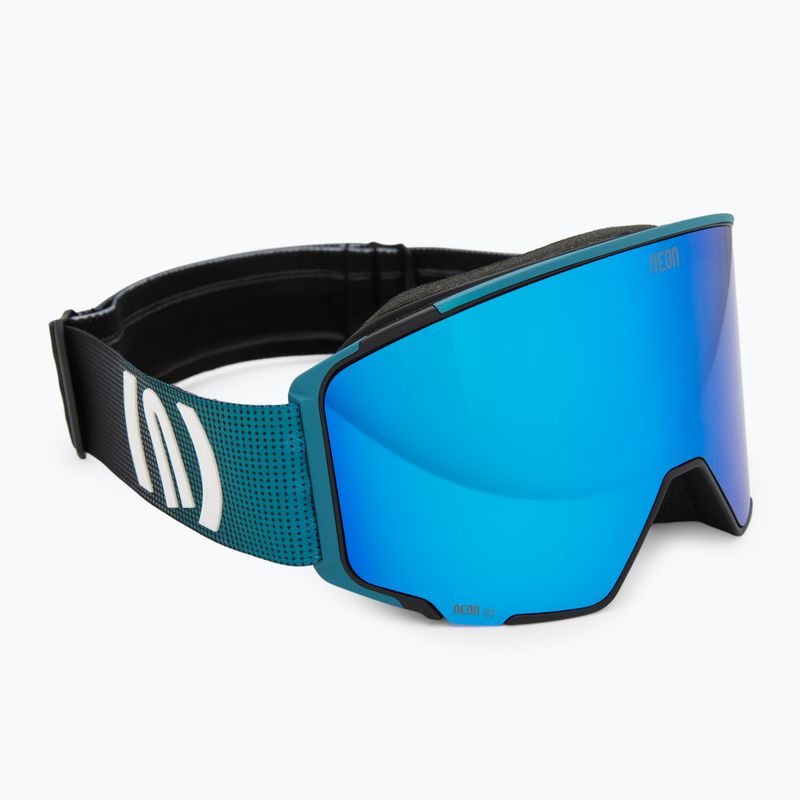 Gogle narciarskie Neon Ice black/petroleum/mirror blue/amber 2