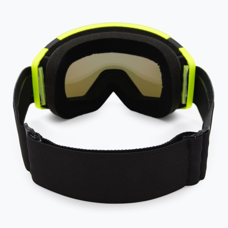 Gogle narciarskie Neon Ice black/yellow/mirror green/amber 4