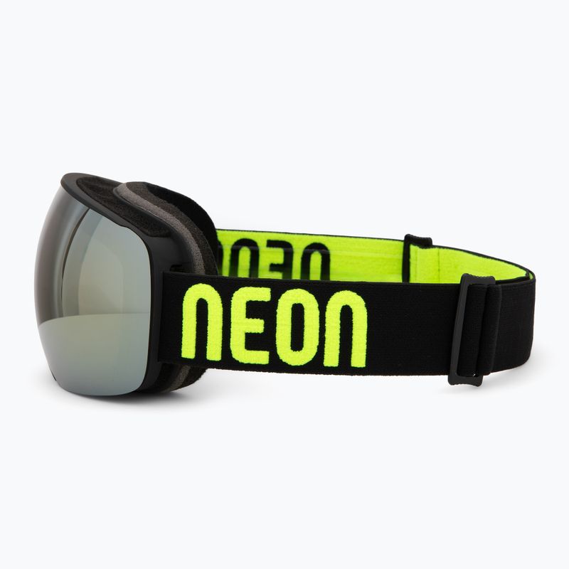 Gogle narciarskie Neon Beam black/yellow/mirror bronze 4