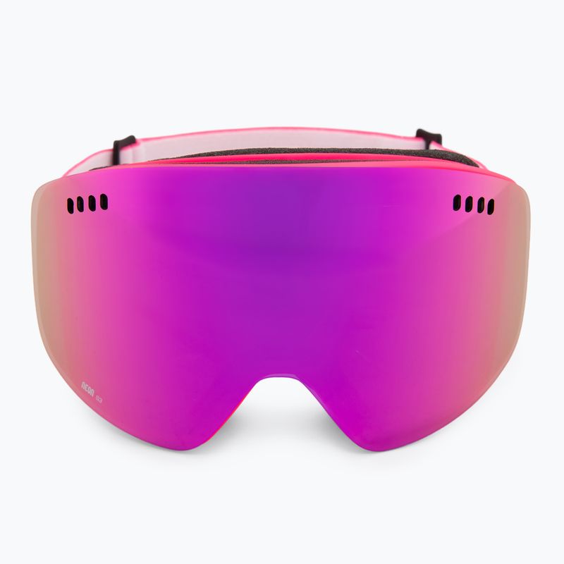 Gogle narciarskie Neon Light pink/mirror violet 2