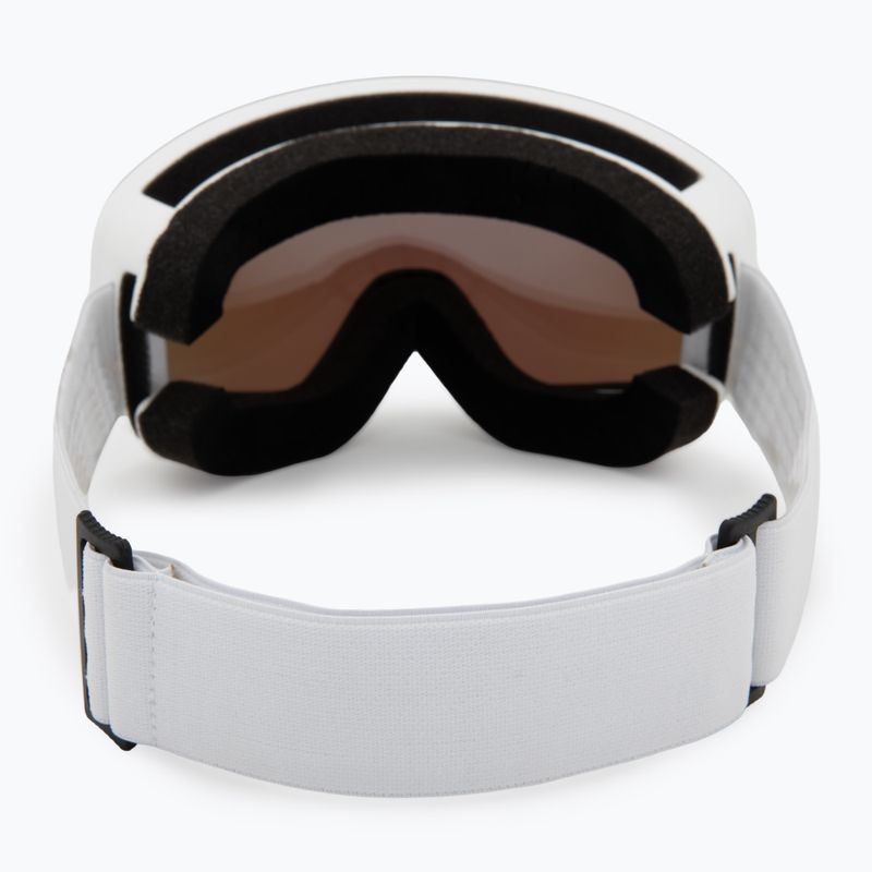 Gogle narciarskie Neon Force Otg white/white/mirror acciaio 3