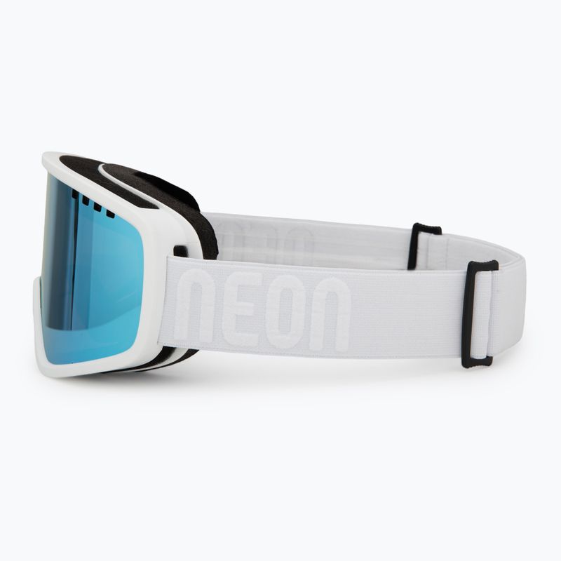 Gogle narciarskie Neon Force Otg white/white/mirror acciaio 4