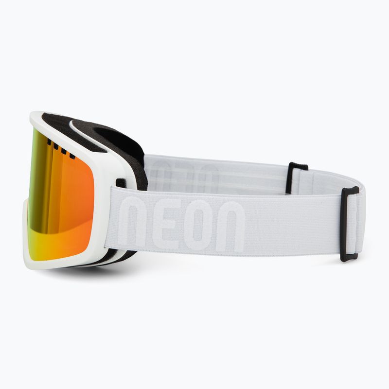 Gogle narciarskie Neon Force Otg white/white/mirror red 4