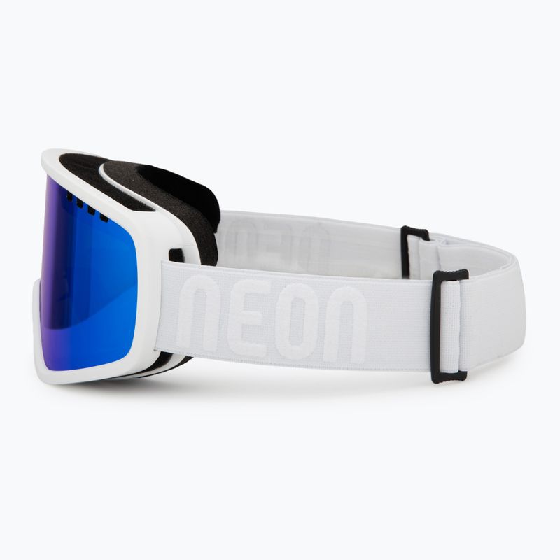 Gogle narciarskie Neon Force Otg white/white/mirror blue 4