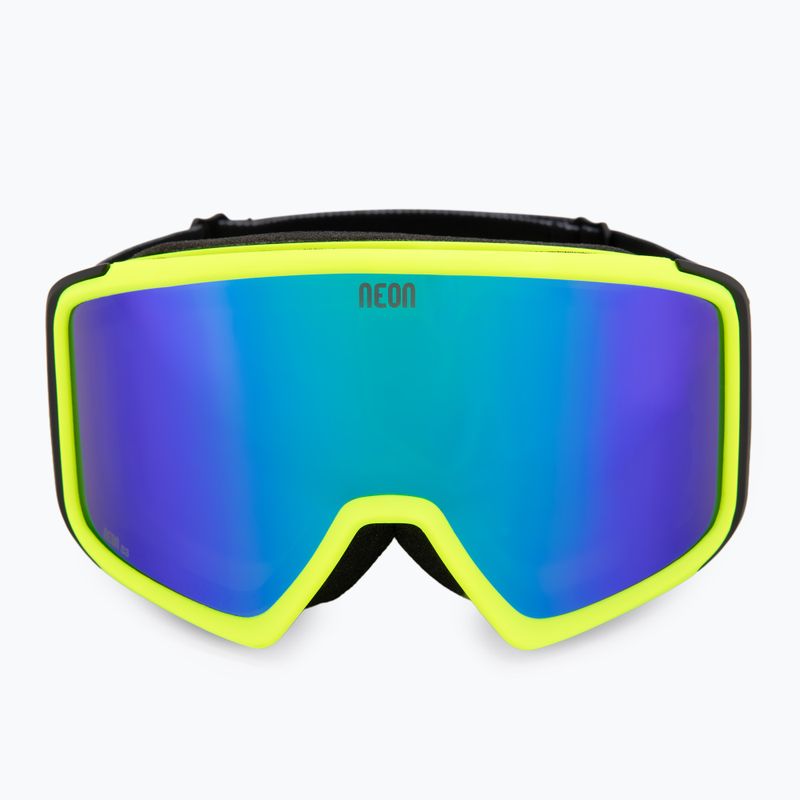 Gogle narciarskie Neon Eclipse yellow/mirror green 2