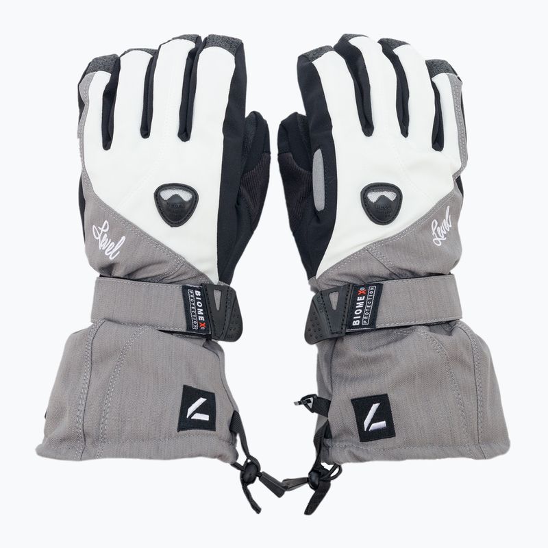 Rękawice snowboardowe damskie Level Butterfly silver 3