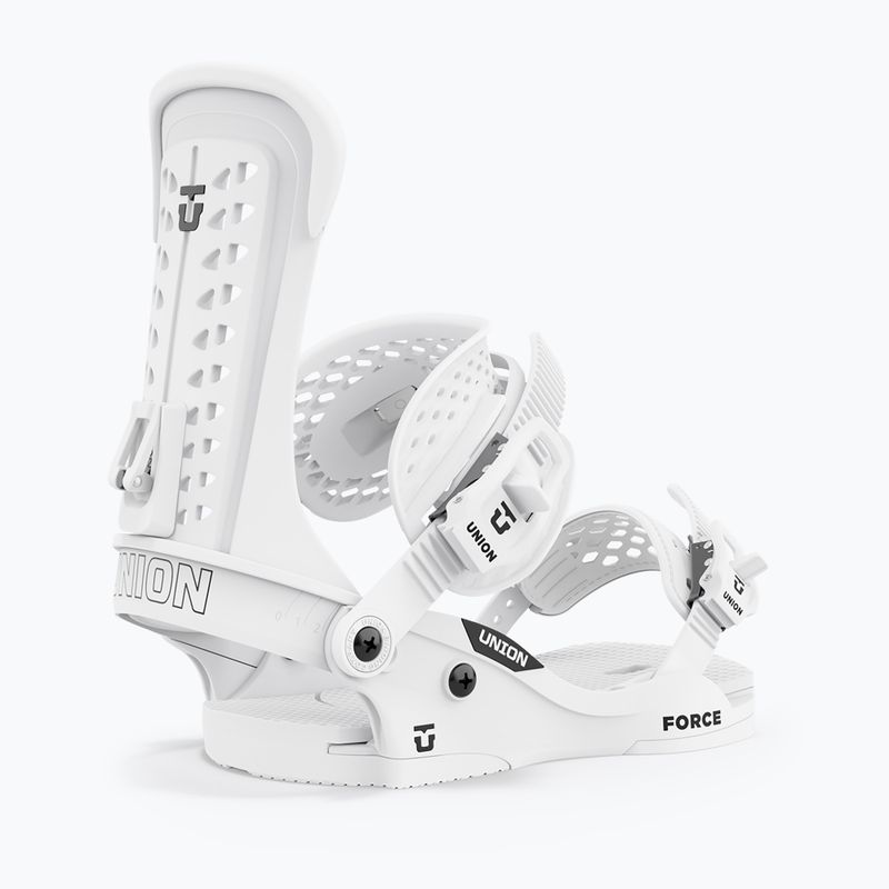 Wiązania snowboardowe męskie Union Force Classic white 2