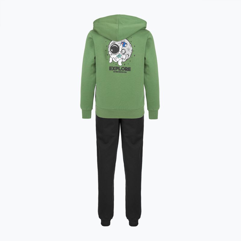 Dres dziecięcy Champion 307300 Sweatsuit rock grey/new black 2