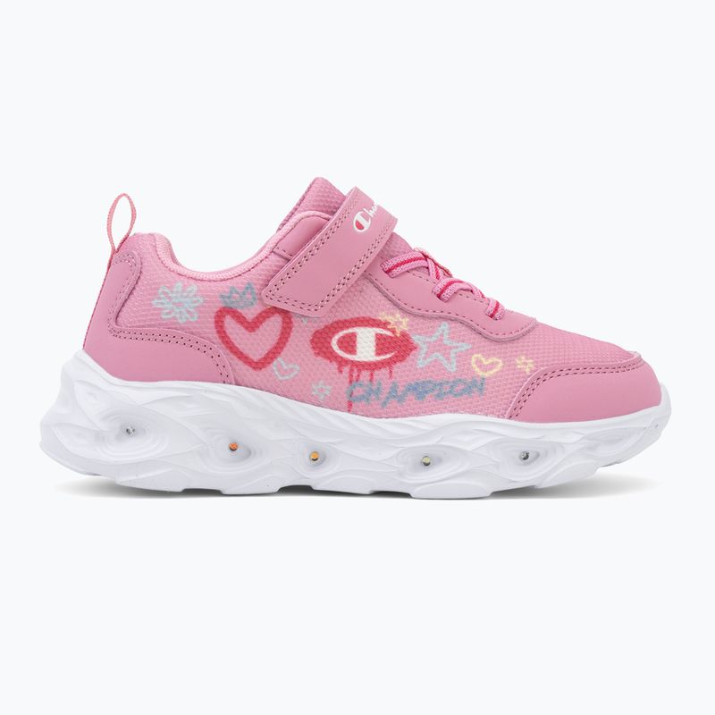 Buty dziecięce Champion Funfair Print G PS Low Cut blue burgundy/flash/fluorescent pink 2