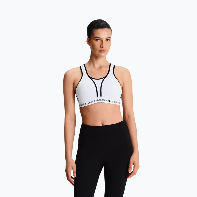 Biustonosz treningowy Shock Absorber Ultimate Run Bra Padded white 4