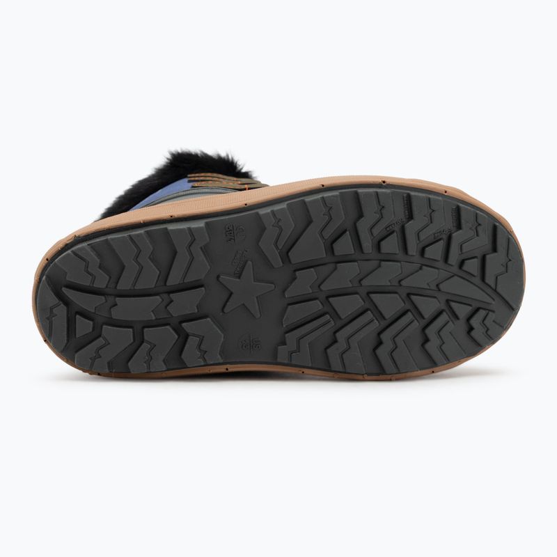 Śniegowce dziecięce BOATILUS Nippy 02 Sint. Leather green/blue 4