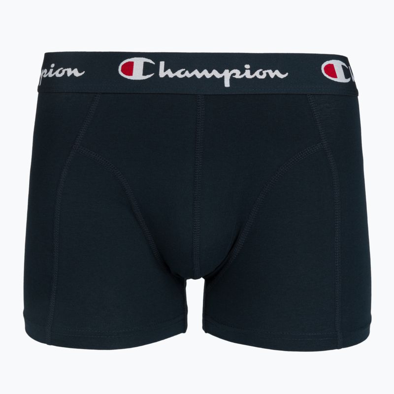 Bokserki męskie Champion U20002 4 pary black/logo 2