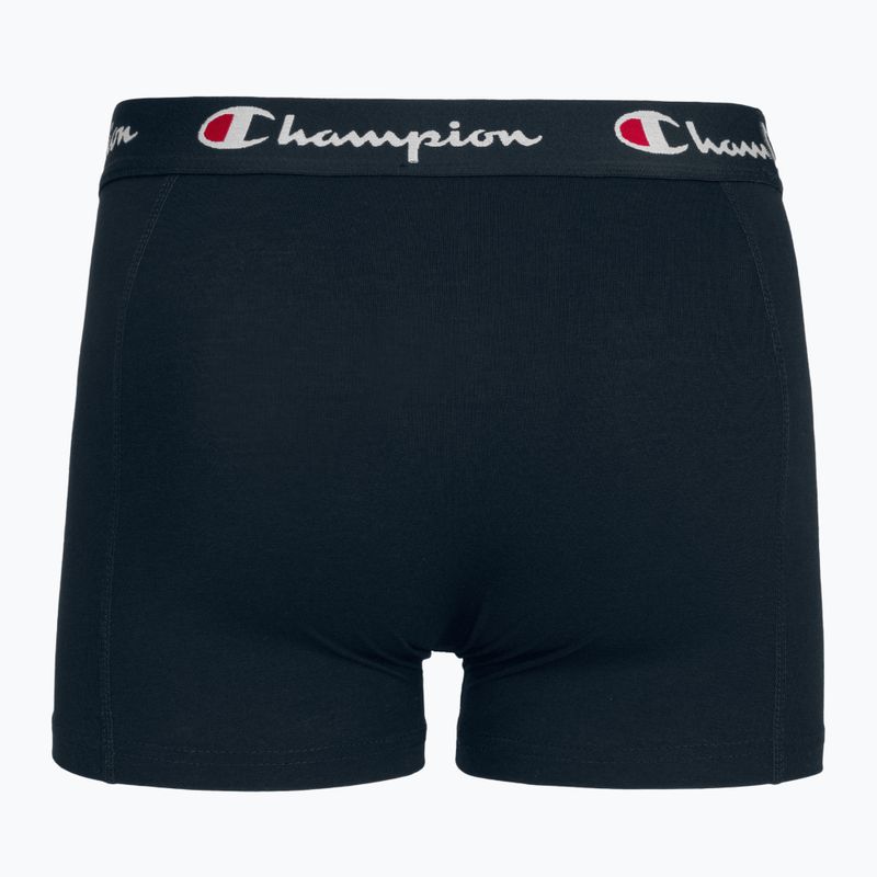 Bokserki męskie Champion U20002 4 pary black/logo 3