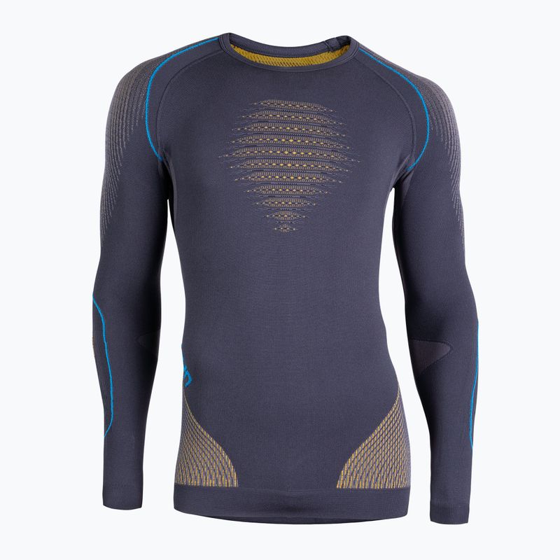 Bluza termoaktywna męska UYN Evolutyon UW Shirt charcoal/gold/atlantic