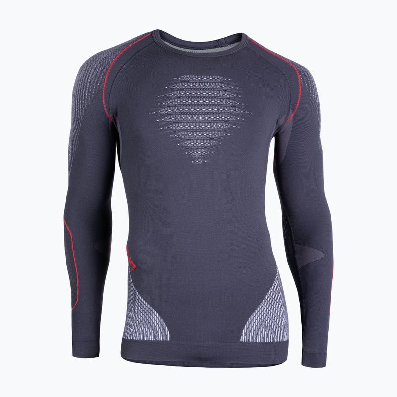 Bluza termoaktywna męska UYN Evolutyon UW Shirt charcoal/white/red