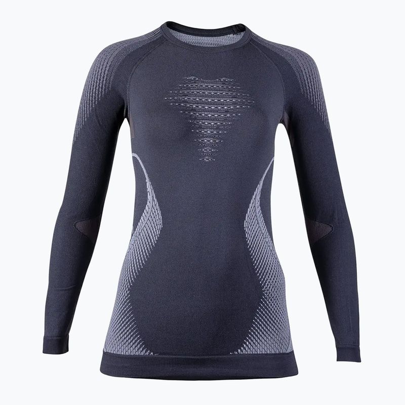 Bluza termoaktywna damska UYN Evolutyon UW Shirt charcoal/white/light green