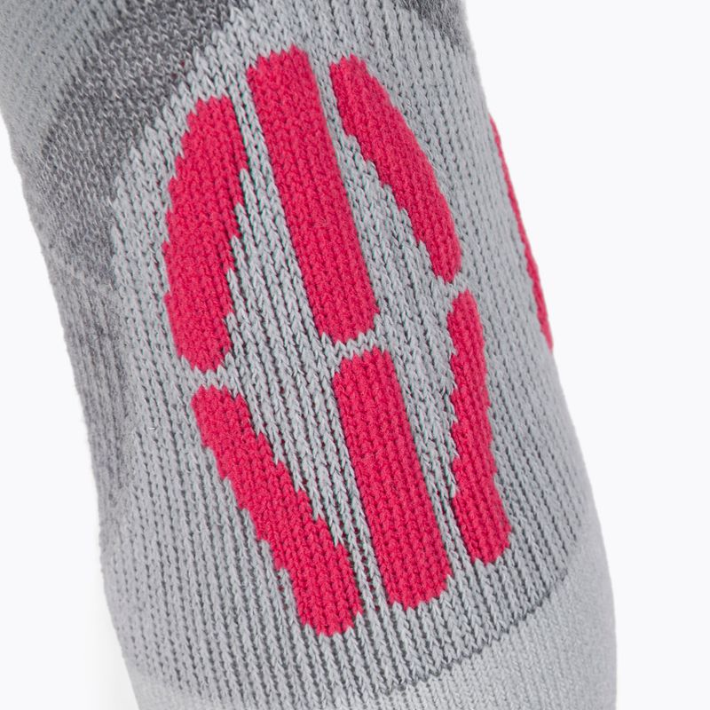 Skarpety narciarskie damskie UYN Ski Touring silver/fuchsia 3