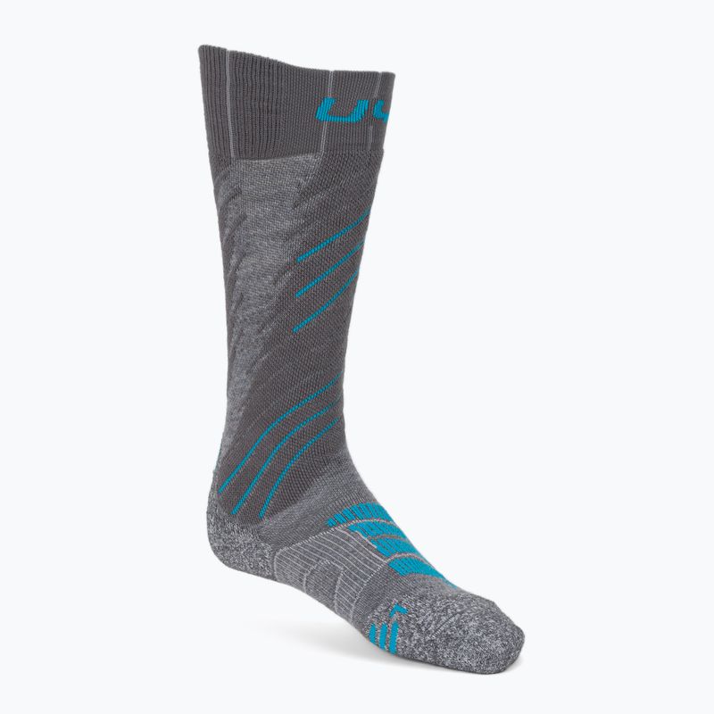 Skarpety narciarskie damskie UYN Ski Comfort Fit grey/turquoise