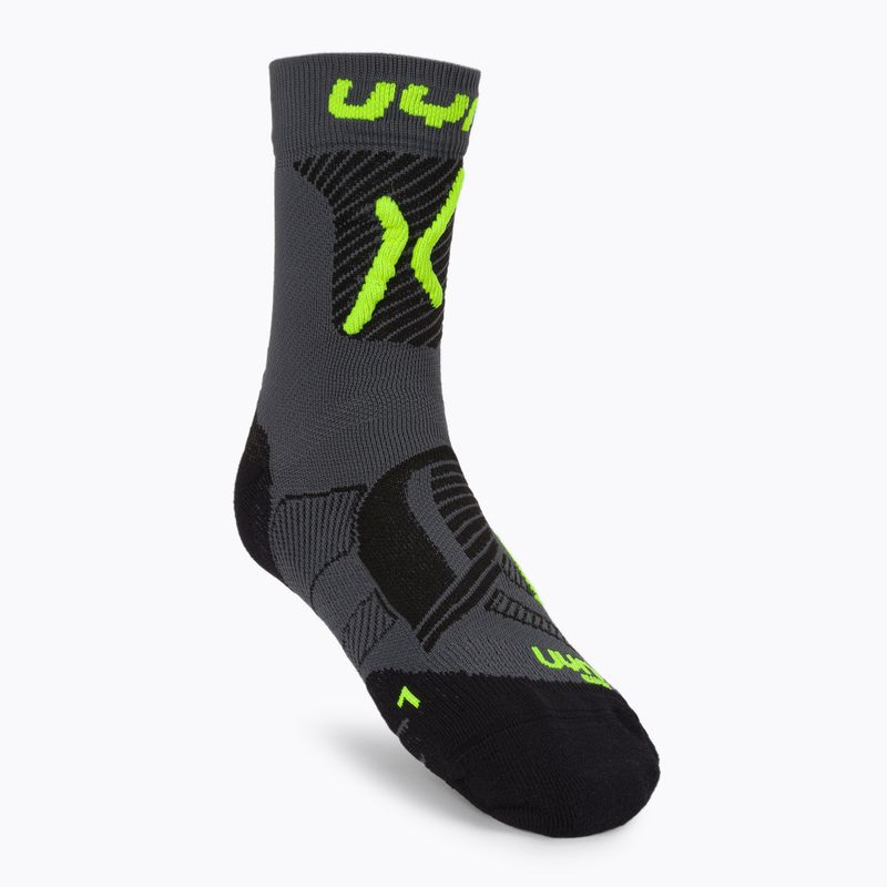 Skarpety męskie UYN MTB anthracite/yellow fluo
