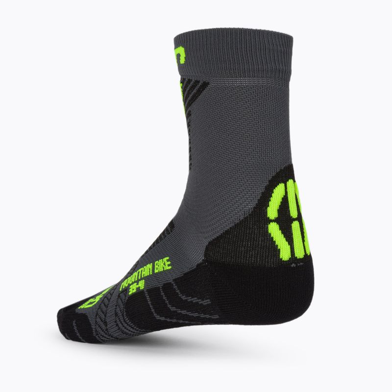 Skarpety męskie UYN MTB anthracite/yellow fluo 2