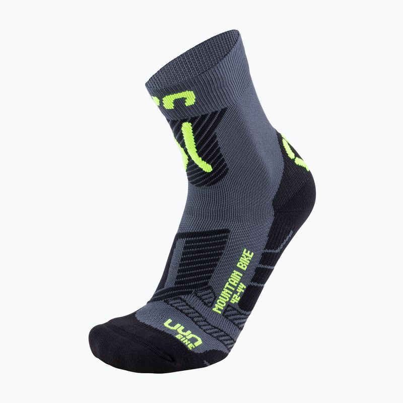 Skarpety męskie UYN MTB anthracite/yellow fluo 5