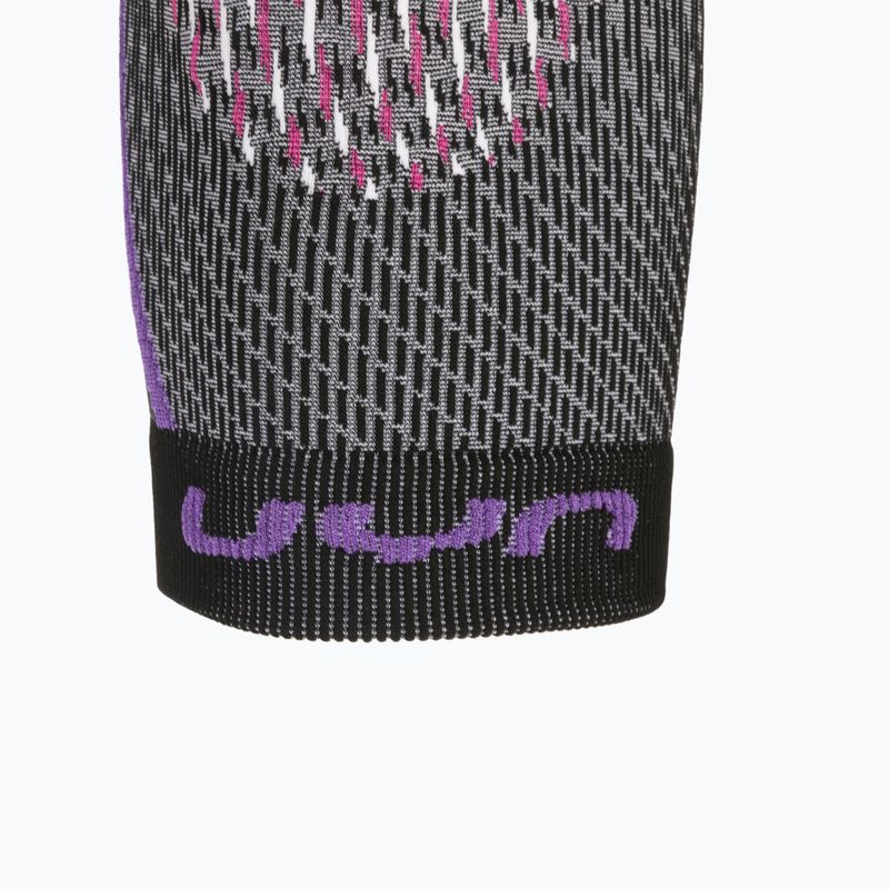 Spodnie termoaktywne damskie UYN Evolutyon UW Medium anthracite melange/raspberry/purple 4