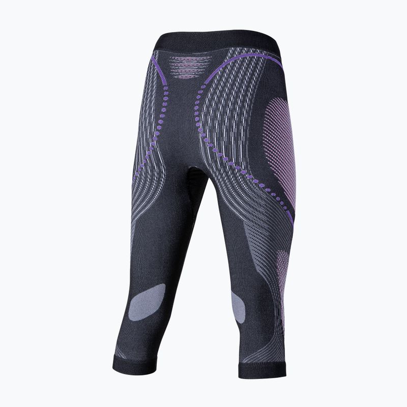Spodnie termoaktywne damskie UYN Evolutyon UW Medium anthracite melange/raspberry/purple 6