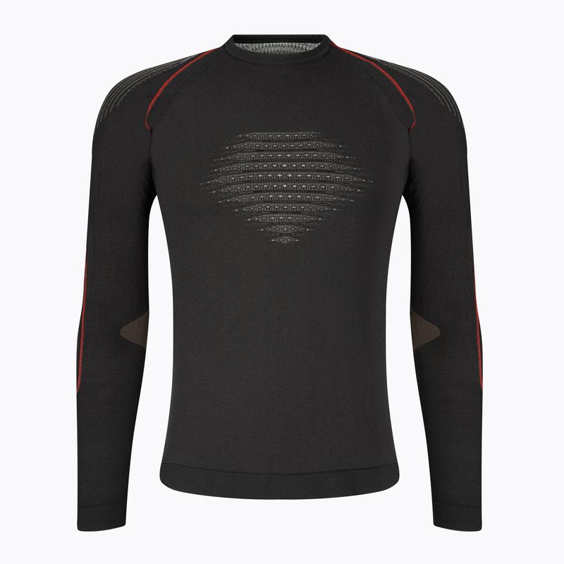 Bluza termoaktywna męska UYN Evolutyon Comfort UW Shirt charcoal/white/red