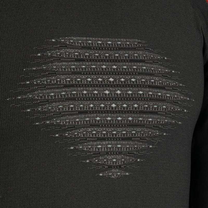 Bluza termoaktywna męska UYN Evolutyon Comfort UW Shirt charcoal/white/red 3