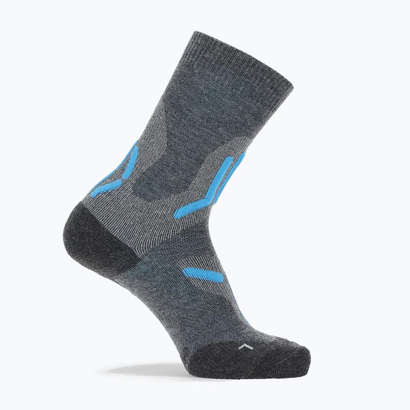 Skarpety damskie Uyn Trekking 2IN Merino Mid mid grey/turquoise 2