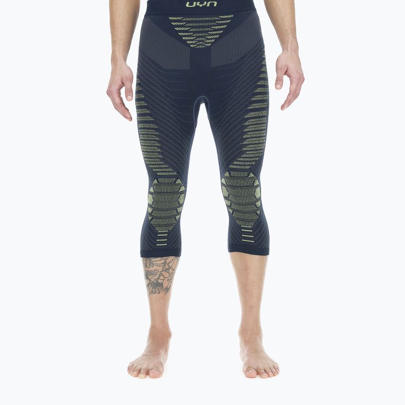 Spodnie termoaktywne męskie UYN Resilyon Ue UW Medium dark blue/yellow 4