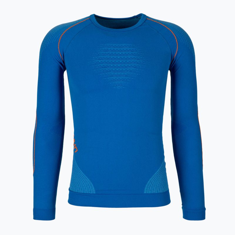 Longsleeve termoaktywny męski UYN Evolutyon UW Shirt blue/blue/orange shiny